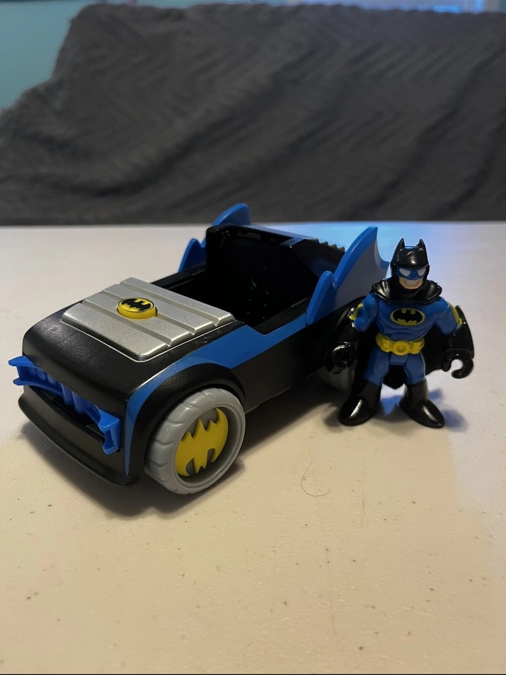 Fisher Price Imaginext Batmobile Batman Figure 2008 DC Super Friends